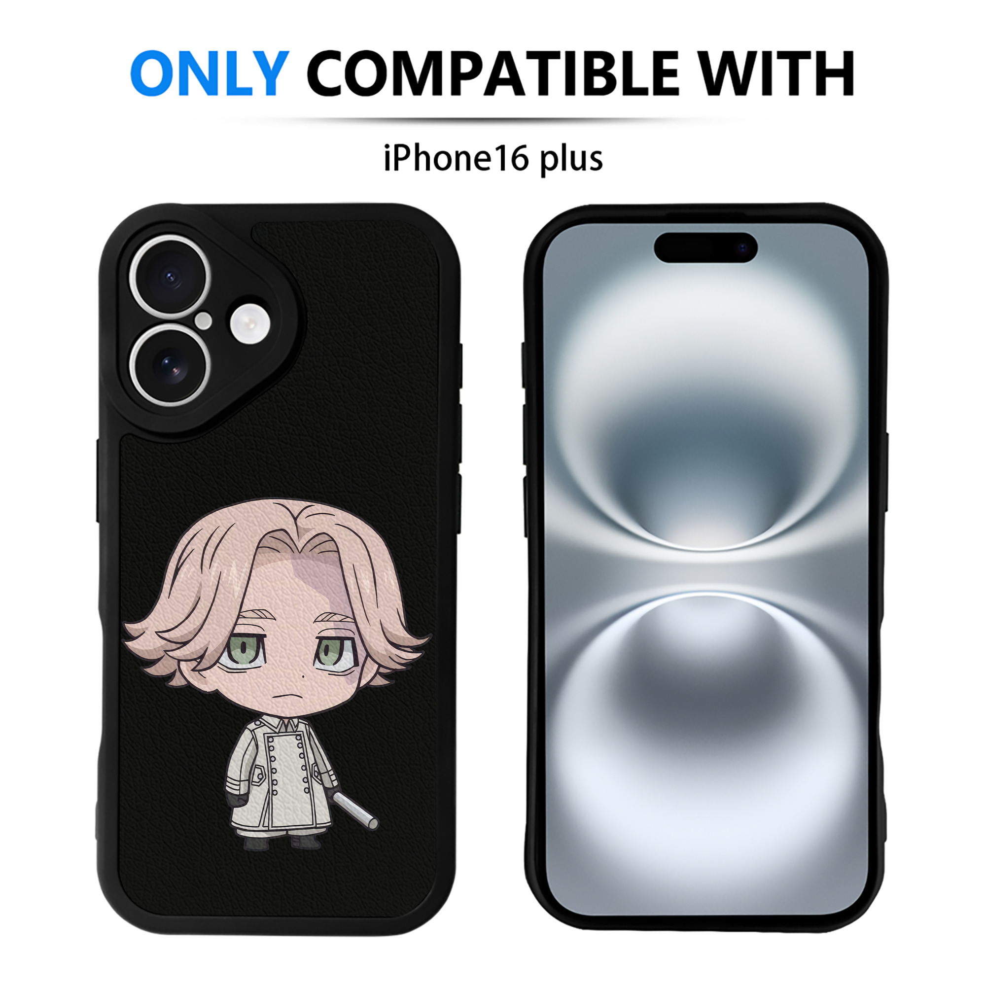 （画像用） 東京リベンジャーズ Tokyo Revengers 【iPhone 16シリーズ対応】シリコンスマホケース（レザー調） 材質：シリコン